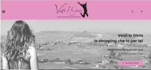 Sito e-commerce vestilagioia.it