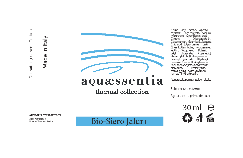 Etichetta contenitore Bio Siero Jalur+ 30 ml